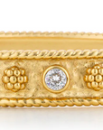 Berry Gem Classic Hinged Bangle - Clear Cubic Zirconia