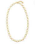Cleopatra Small Link Necklace, 16"+2" - Gold