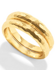 Cleopatra Slice Stacking Ring Set - Gold