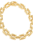 Pathway Link Necklace, 17" - Gold