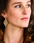 Pathway Post Drop Earrings - Gold