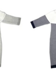 Baby Seed Stitched Striped Cotton Onsie