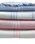 Window Pane Check Flannel with Fringe Children's Blanket