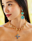 Aurora Double Sided Charm/Pendant - Abalone/MOP