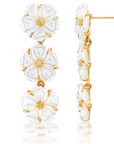 Mermaid Garden Petite Linear Earrings - MOP