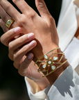 Monique Gem Cuff - MOP