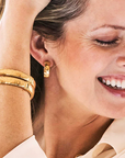 Cleopatra Classic Small Hoop Earrings - Gold