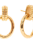 Cleopatra Regal Link Earrings - Gold