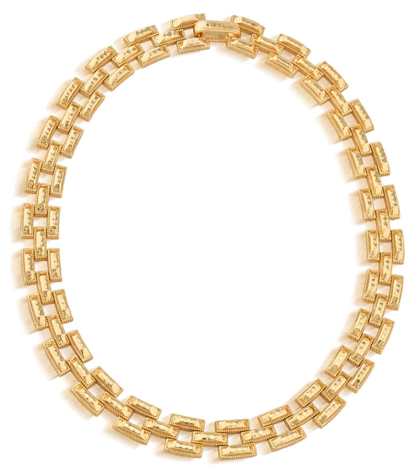 Pathway Petite Link Necklace, 17" - Gold