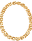 Pathway Petite Link Necklace, 17" - Gold
