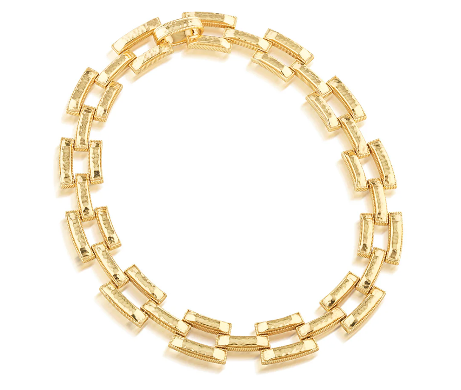 Pathway Link Necklace, 17" - Gold