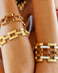 Pathway Link Bracelet, 7.5" - Gold