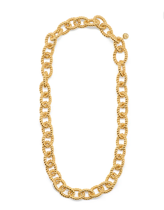 Victoria Small Chain Necklace, 18" - Gold