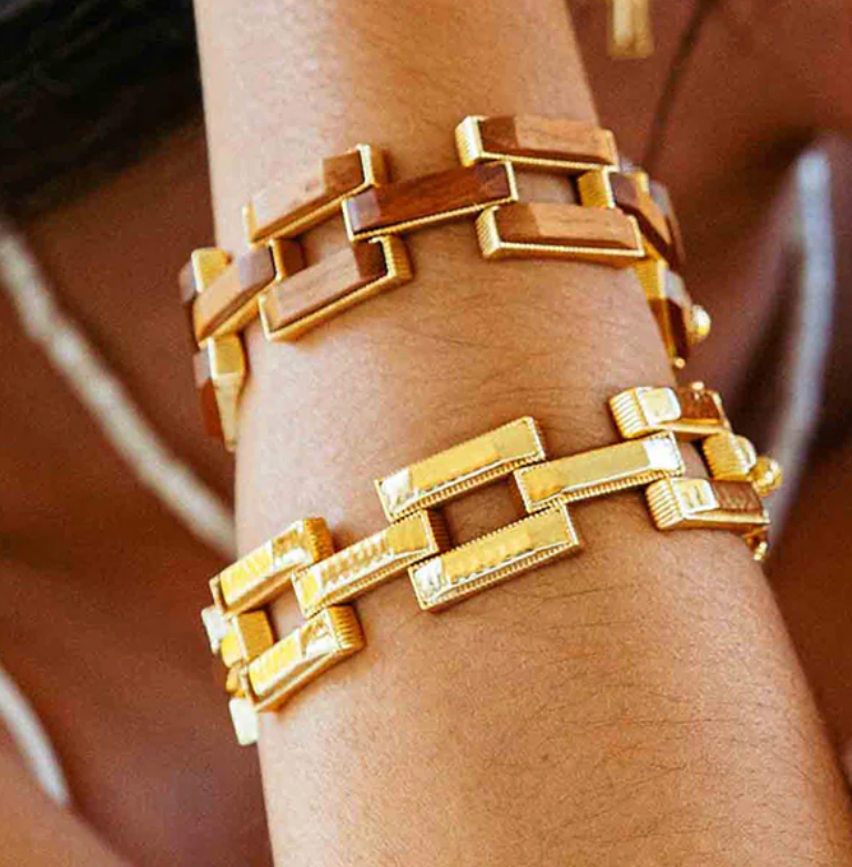 Pathways Link Bracelet - Teak