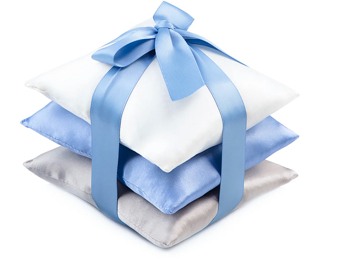 Elizabeth W - Periwinkle Silk Sachet Set