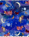 Baby Quilt - Jazz Club in the Sky by A Bowl of Soup (Comes with a corresponding storybook)