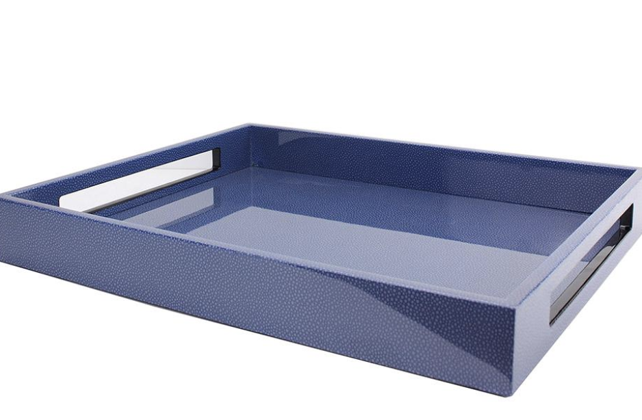 Addison Ross Blue Shagreen Tray