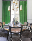Fontaine Vertical Chandelier: Designer AERIN. GILDED PLASTER