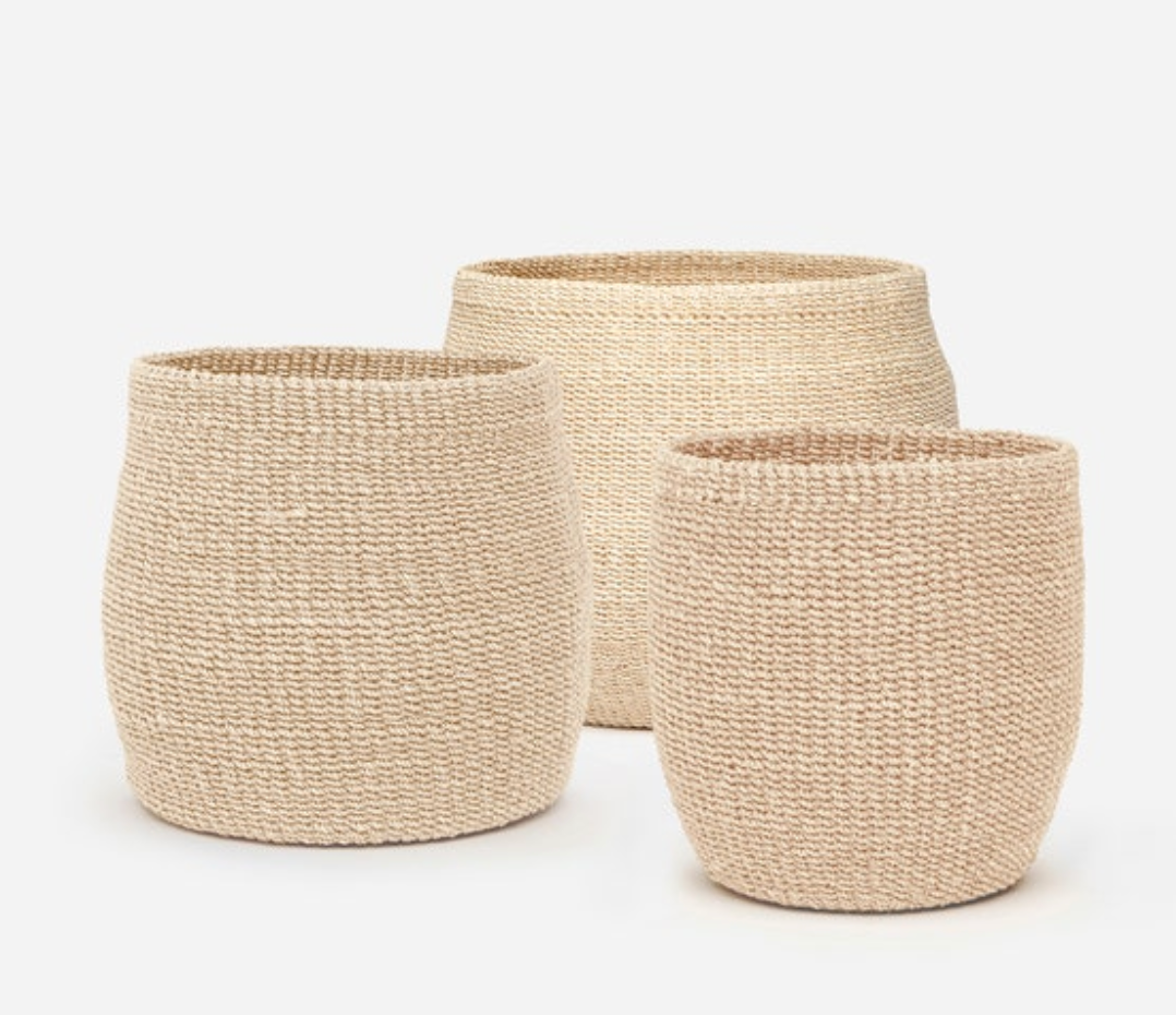 Davao Nesting Basket Set - Pigeon and Poodle