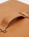 Barnet Rectangular Hamper  Camel Leather - Pigeon and Poodle