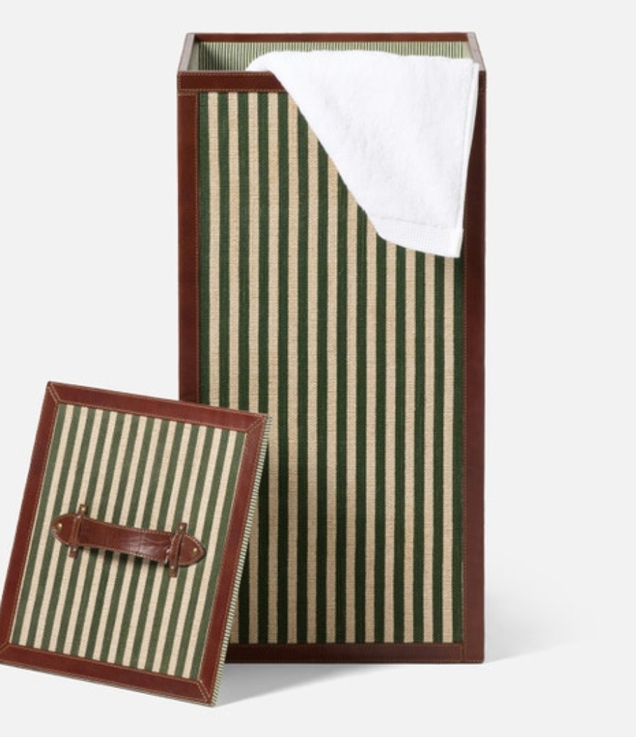 Franklin Square Hamper - Pigeon and Poodle IN PRODUCTION, ESTIMATED AVAILABILITY SEPTEMBER 2026