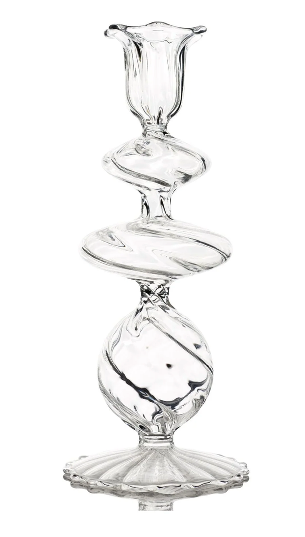 La Boheme, Candlestick, Medium, Clear