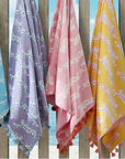 Leaping Leopard Beach Towel