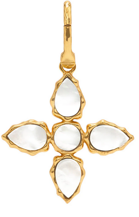 Aurora Double Sided Charm/Pendant - Abalone/MOP